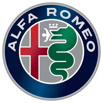 Alfa Romeo Logo 2PCS/Set Sticker Film Tattoo Decor Patch Decal Ø52cm car styling 