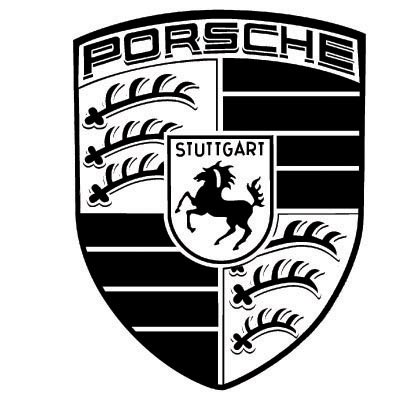 Custom porsche logo iron on transfers (Decal Sticker) No.100265