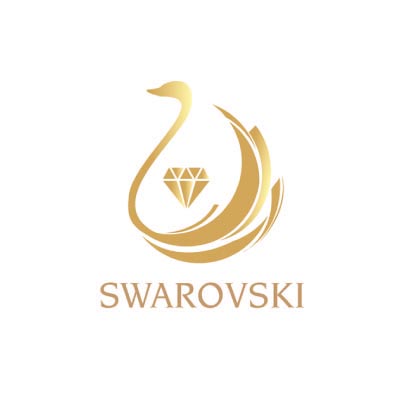 Custom swarovski logo iron on transfers (Decal Sticker) No.100470