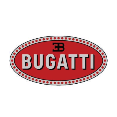 Custom bugatti logo iron on transfers (Decal Sticker) No.100139