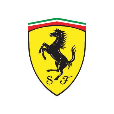 Custom ferrari logo iron on transfers (Decal Sticker) No.100171