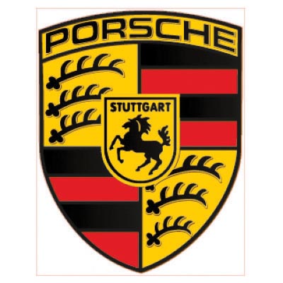 Custom porsche logo iron on transfers (Decal Sticker) No.100264