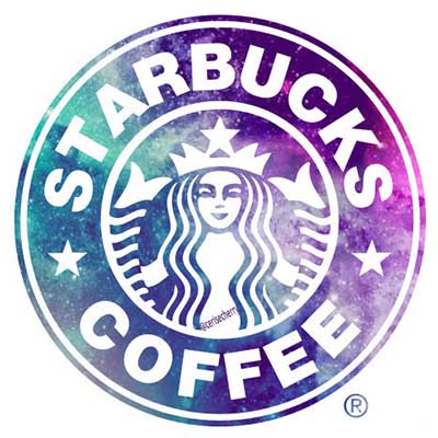 Custom starbucks logo iron on transfers (Decal Sticker) No.100823