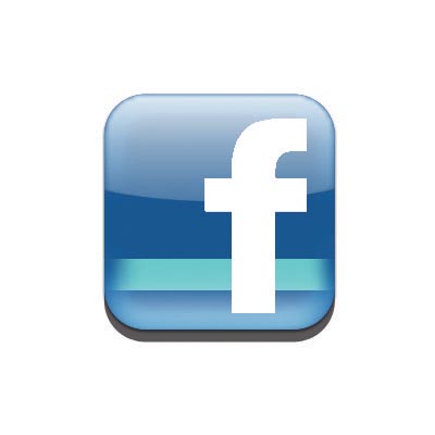 Custom facebook logo iron on transfers (Decal Sticker) No.100496